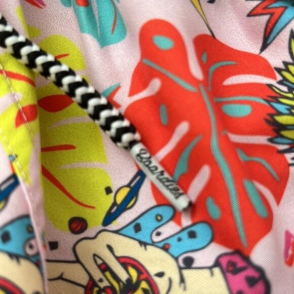 Boardies Apparel Women’s shorts size S Lined Aloha Fruit Hands swim surf beachy - Picture 3 of 10